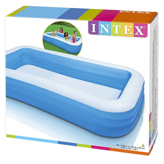 001- INTEX Swim Center Family Pool (120" L x 72" W 22" H)