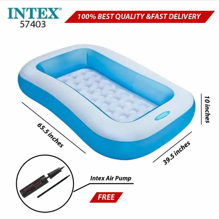 Intex inflatable rectangular orders pool